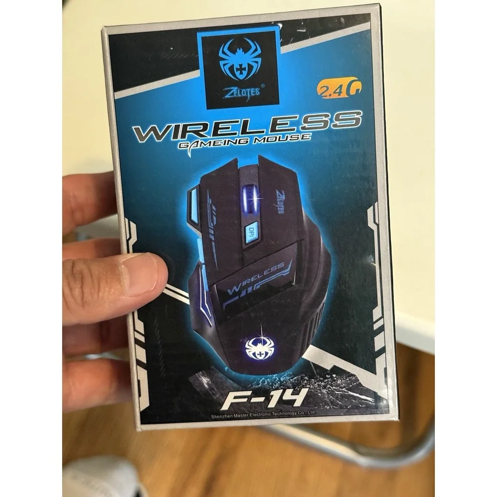 ZELOTES F-14 Gaming Mouse F14 USB 2.4G Hz Wireless 2400 DPI 7